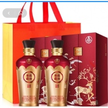 五粮液 福禄寿禧 六合同春 宜宾五粮液股份 52度 浓香型白酒 礼盒装喜酒礼品酒 禄寿禧 六合同春 500ml*6瓶整箱装